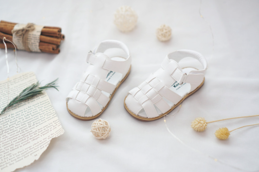 Crosshatched Sandals