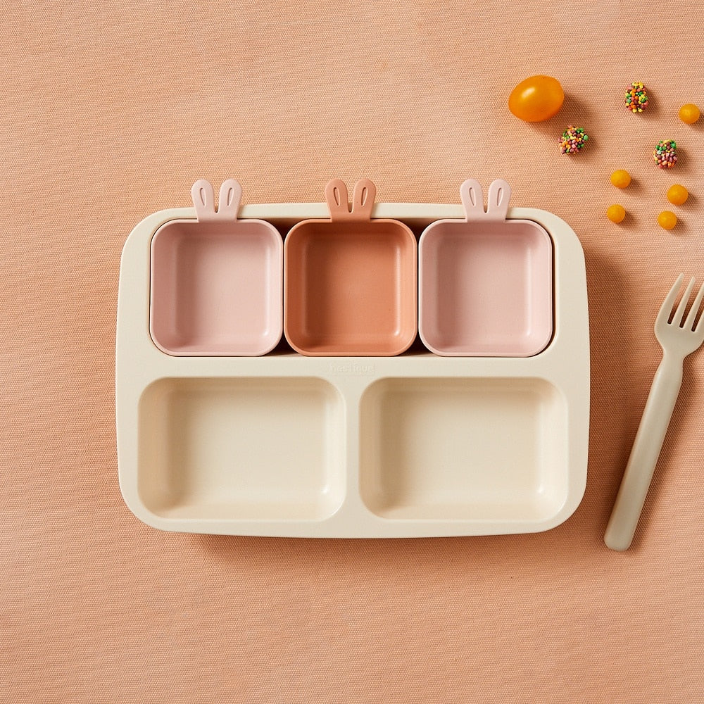 Kids-Safe Bunny Plate