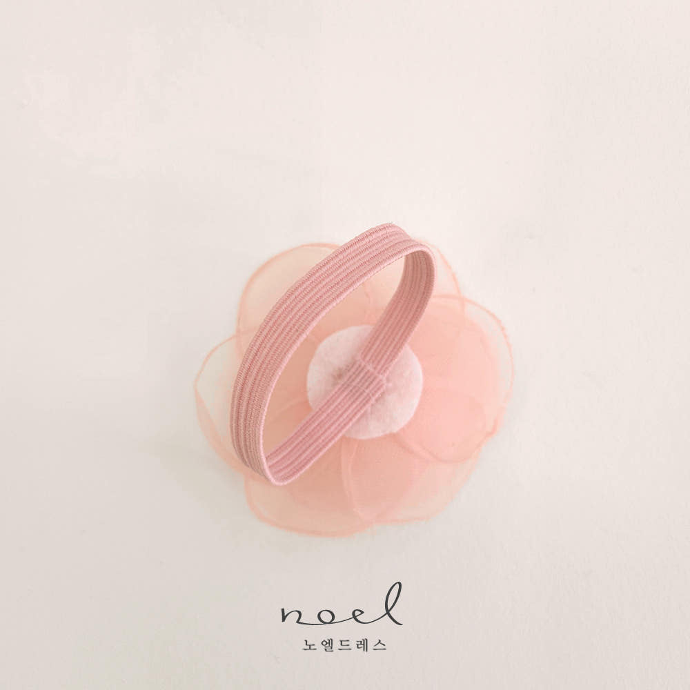 Pink Pearl Flower Shoe Bands