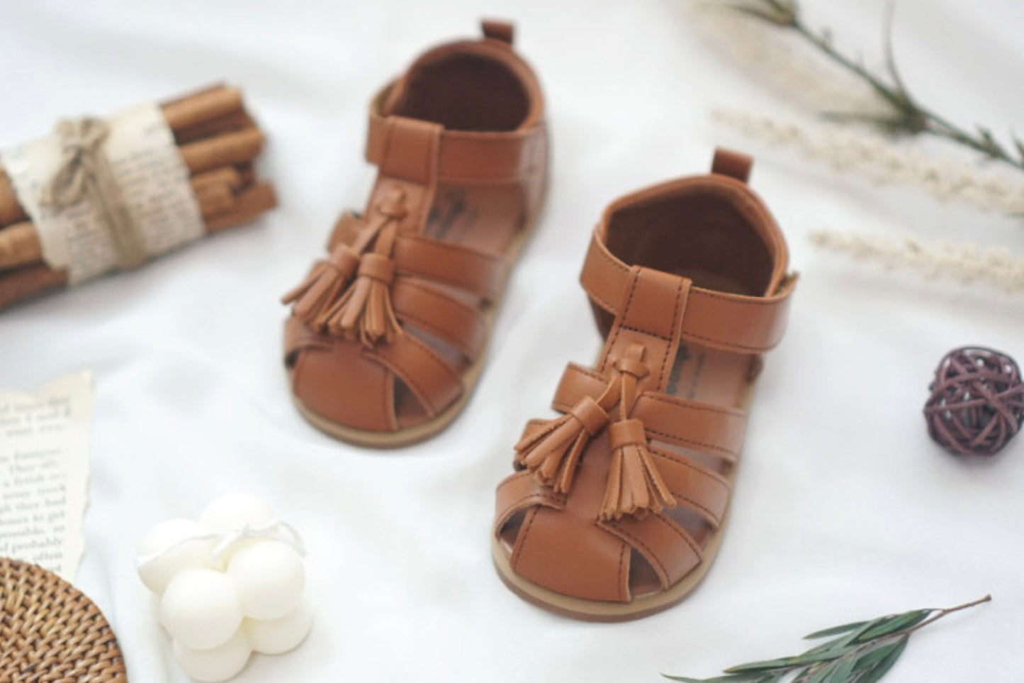 Simple Tassel Sandals