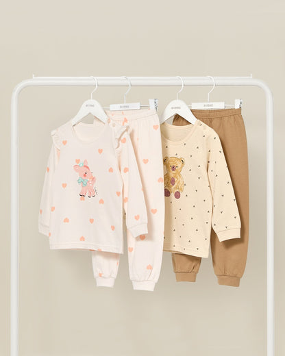 100% Cotton Pajama Set - Deer