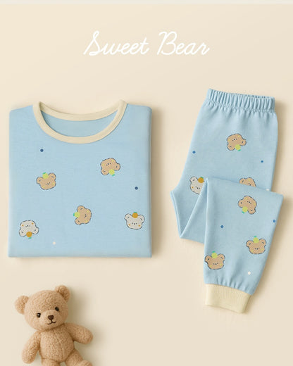 100% Cotton Pajama Set - Sweet Bear
