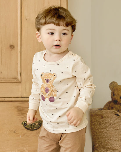 100% Cotton Pajama Set - Teddy Bear