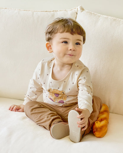 100% Cotton Pajama Set - Teddy Bear