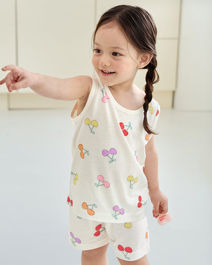 UniFriend Kids Cool Rayon Sleeveless Loungewear Set