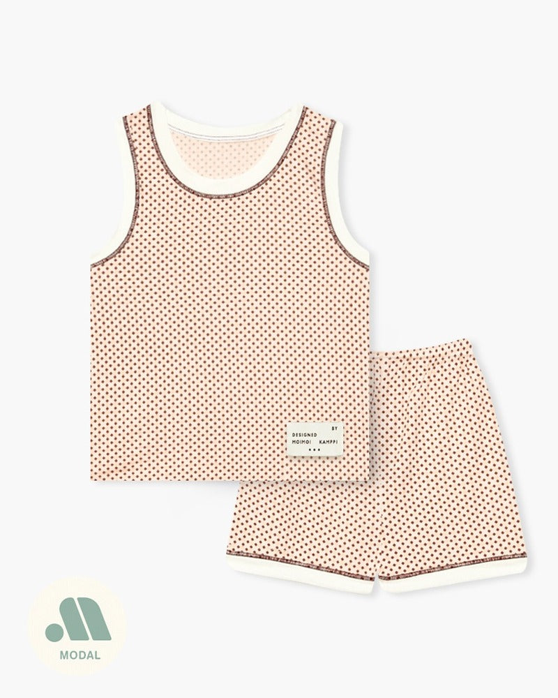 UniFriend Tencel Modal Spandex Sleeveless Loungewear Set