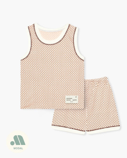 UniFriend Tencel Modal Spandex Sleeveless Loungewear Set