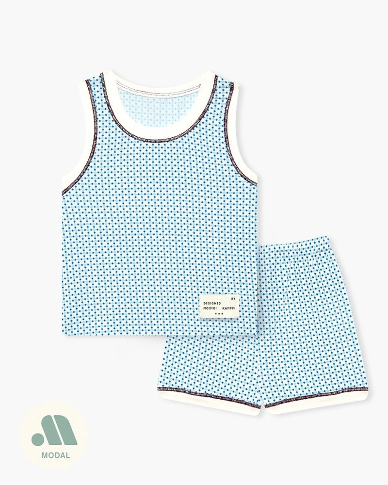 UniFriend Tencel Modal Spandex Sleeveless Loungewear Set