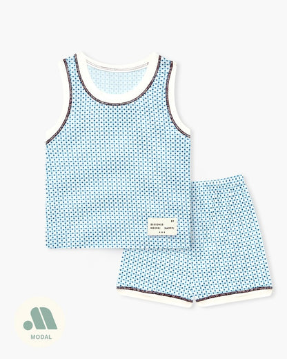 UniFriend Tencel Modal Spandex Sleeveless Loungewear Set