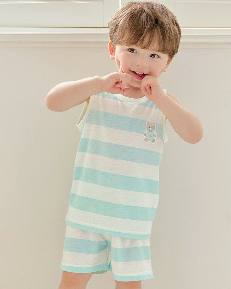 UniFriend Kids Cool Rayon Sleeveless Loungewear Set