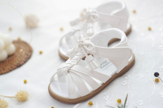 Braided Tassel Sandals