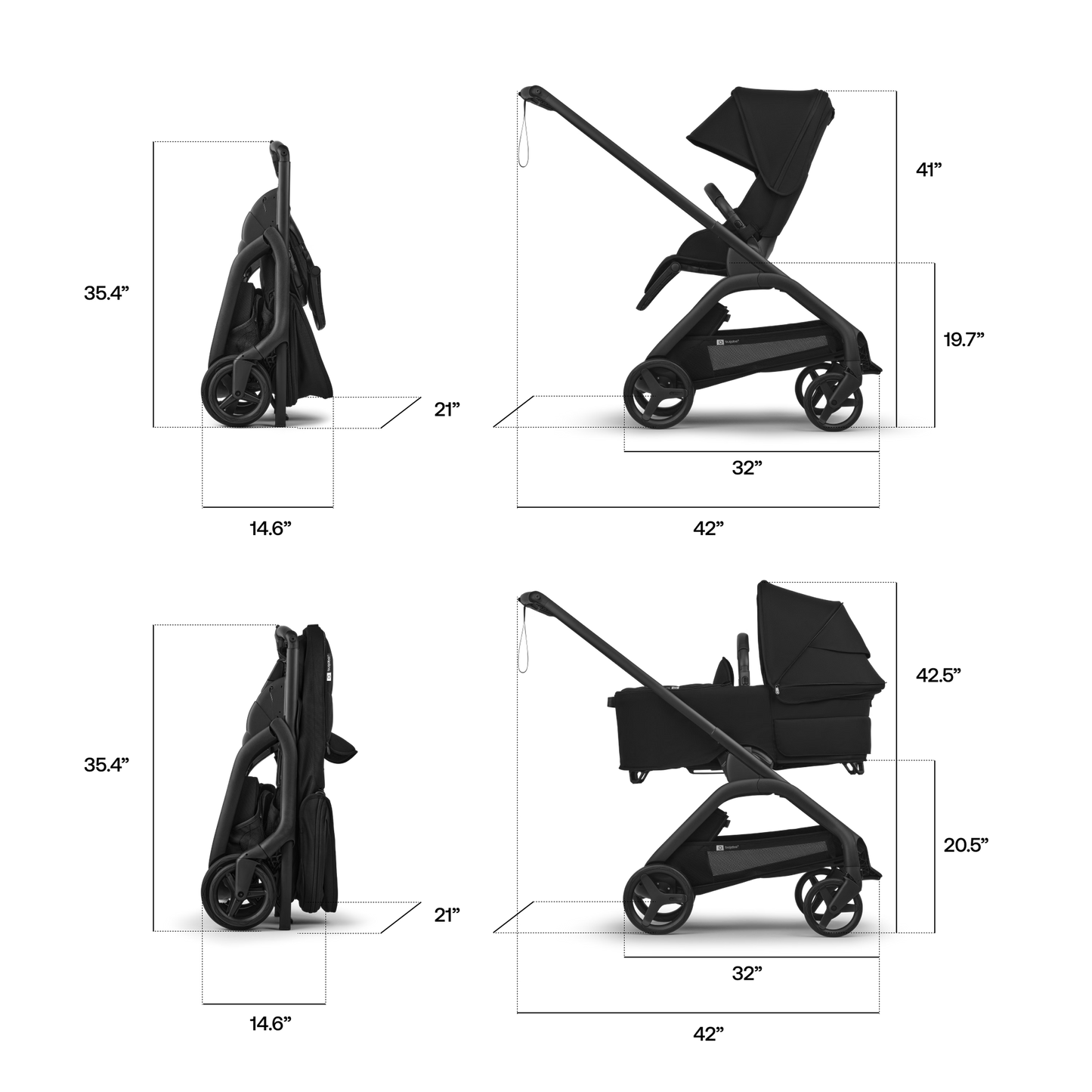 Bugaboo Dragonfly Plus 2-in-1 Stroller