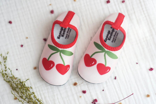 Cherry Heart Aqua Shoes