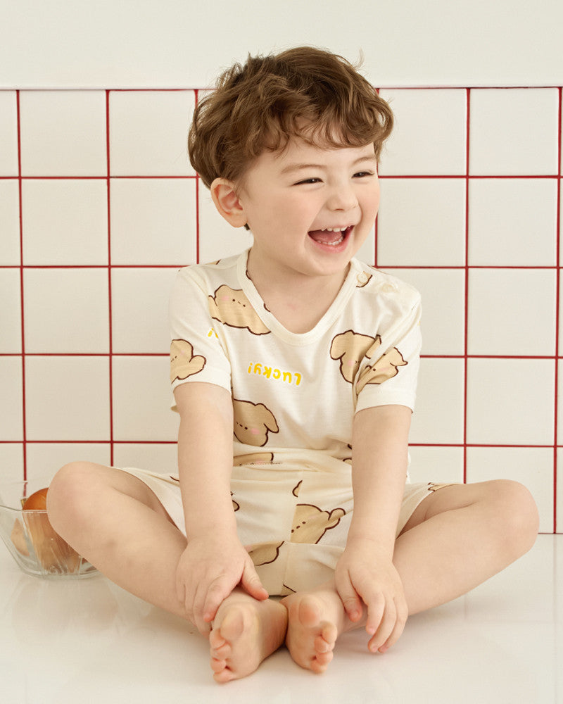 UniFriend Cool Rayon Knee-Length Pajama Set