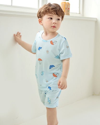 UniFriend Cool Rayon Knee-Length Pajama Set