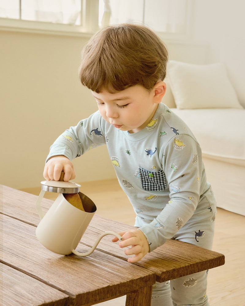 Cotton-Spandex Pajama Set - Dinosaurs