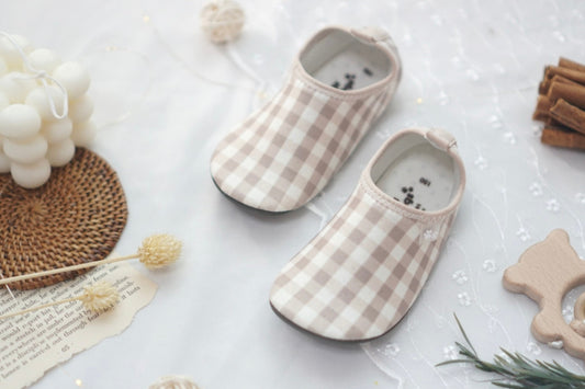 Gingham Aqua Shoes
