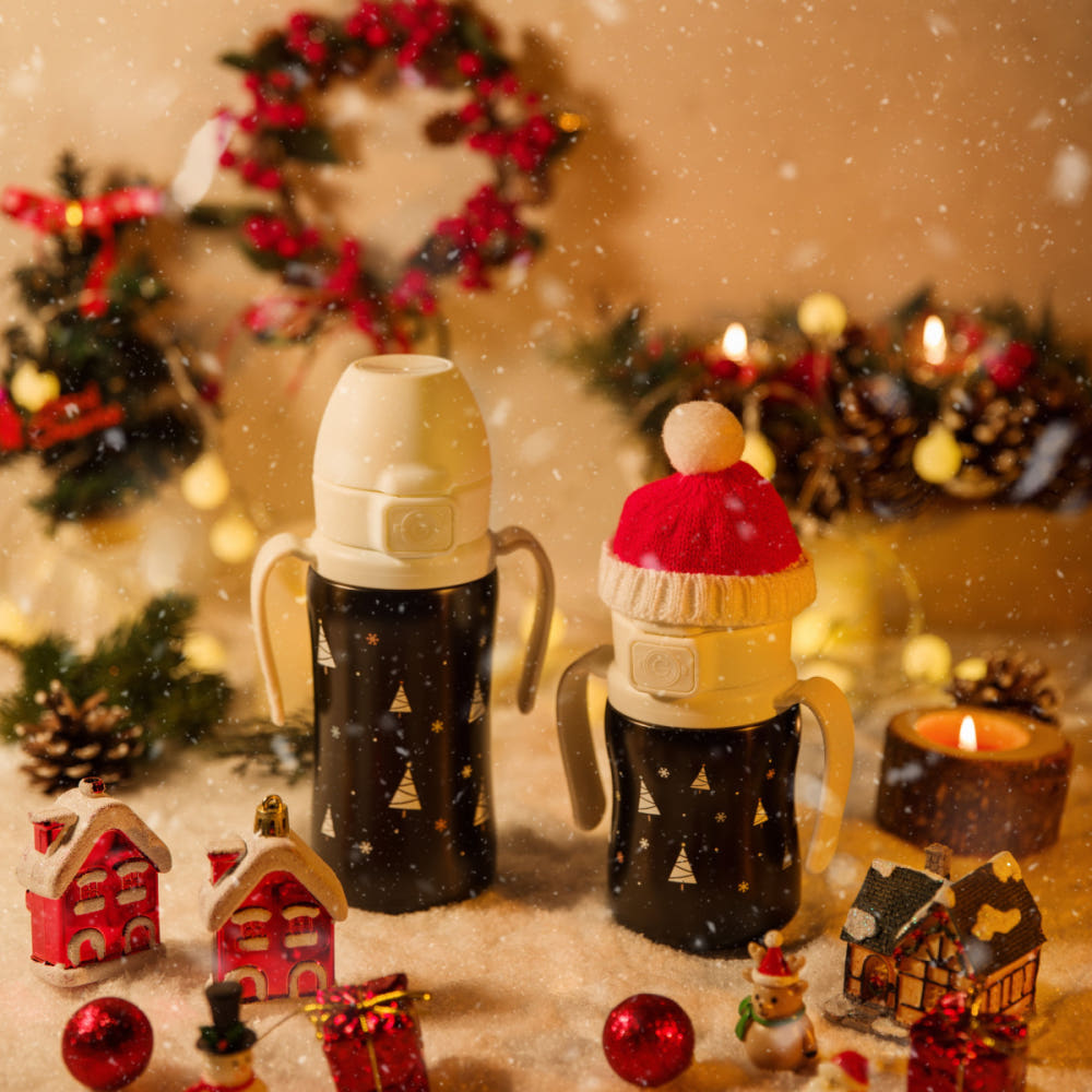 Gromimi Stainless Steel Straw Cup (Winter Edition)