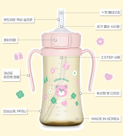 Gromimi Sugar Bear Kids' Water Bottle (6oz)