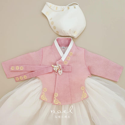 Ha-yul Hanbok in Pink/White - (1 Year - 8 Years)