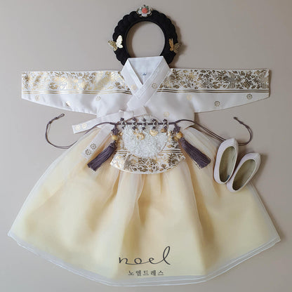 Hae-bin Hanbok in White/Yellow