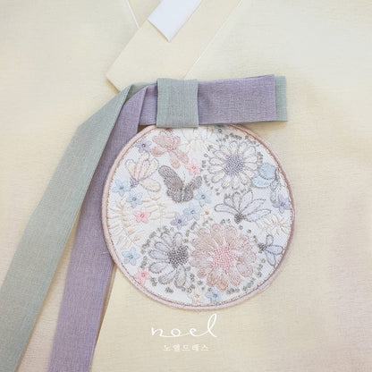 Hyo-jung Hanbok in Yellow/Pink - (1 Year - 12 Years)