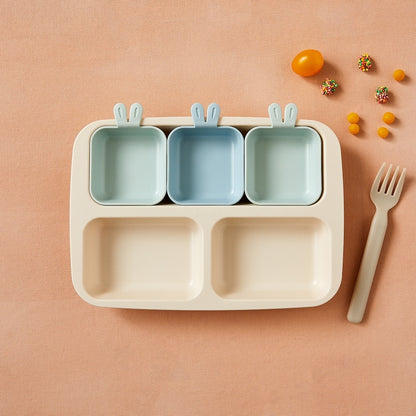 Kids-Safe Bunny Plate