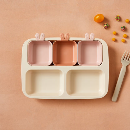 Kids-Safe Bunny Plate