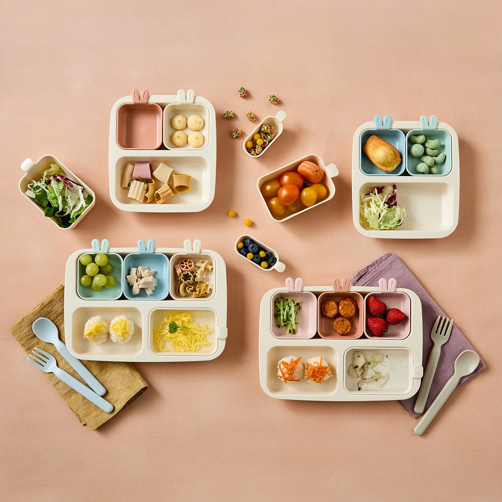 Kids-Safe Bunny Plate