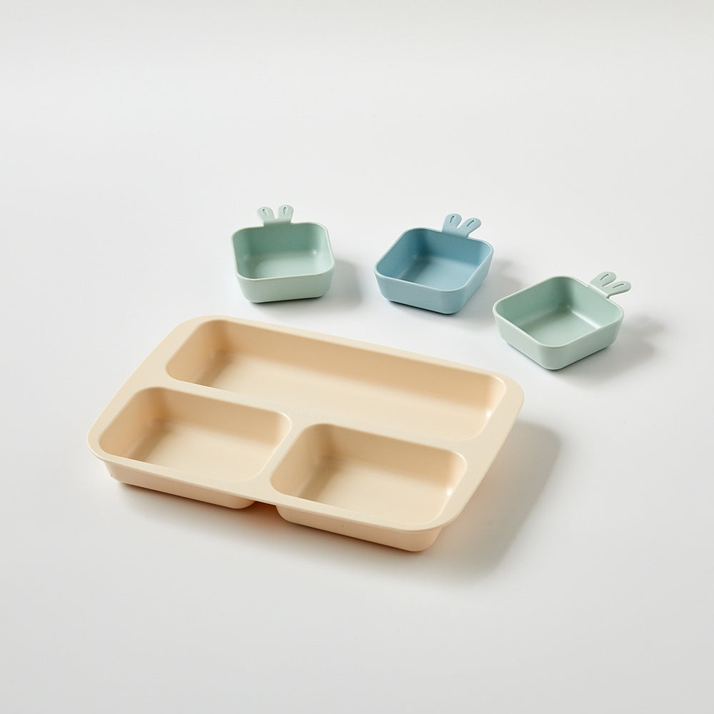 Kids-Safe Bunny Plate