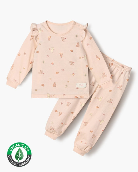 Organic Cotton Pajama Set - Bunnies