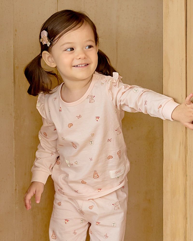 Organic Cotton Pajama Set - Bunnies