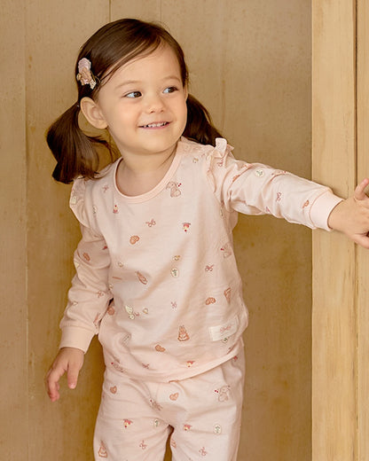 Organic Cotton Pajama Set - Bunnies