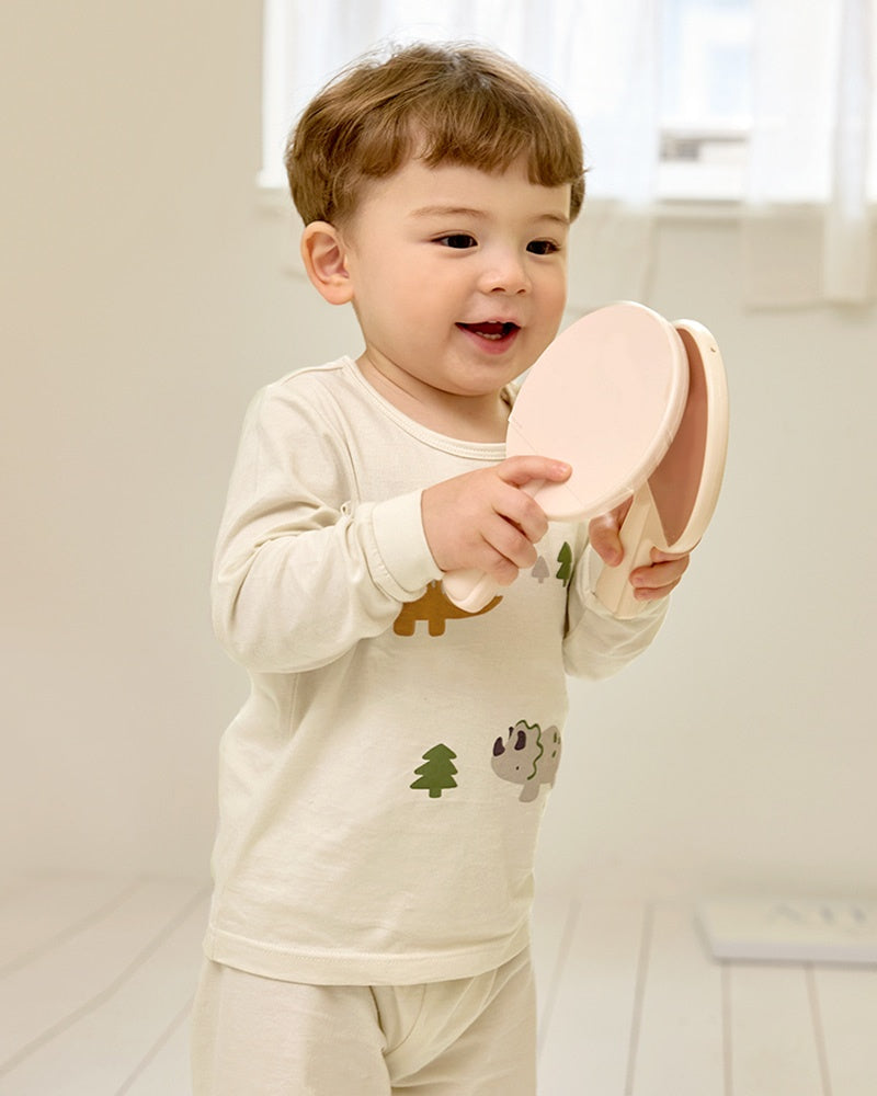 Organic Cotton Pajama Set - Dinosaurs