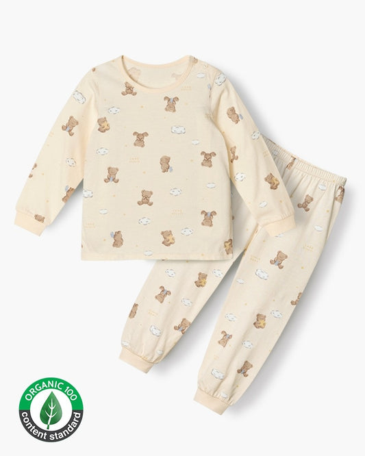 Organic Cotton Pajama Set - Teddy Bears