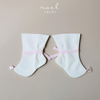 Pink Floral Hanbok Socks