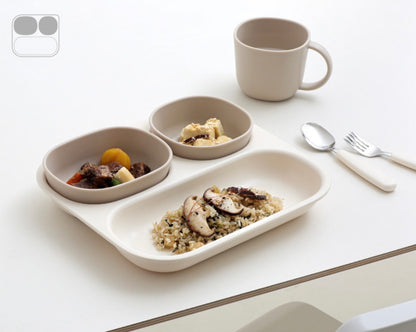 Tackaon Kids 3 Section Dish
