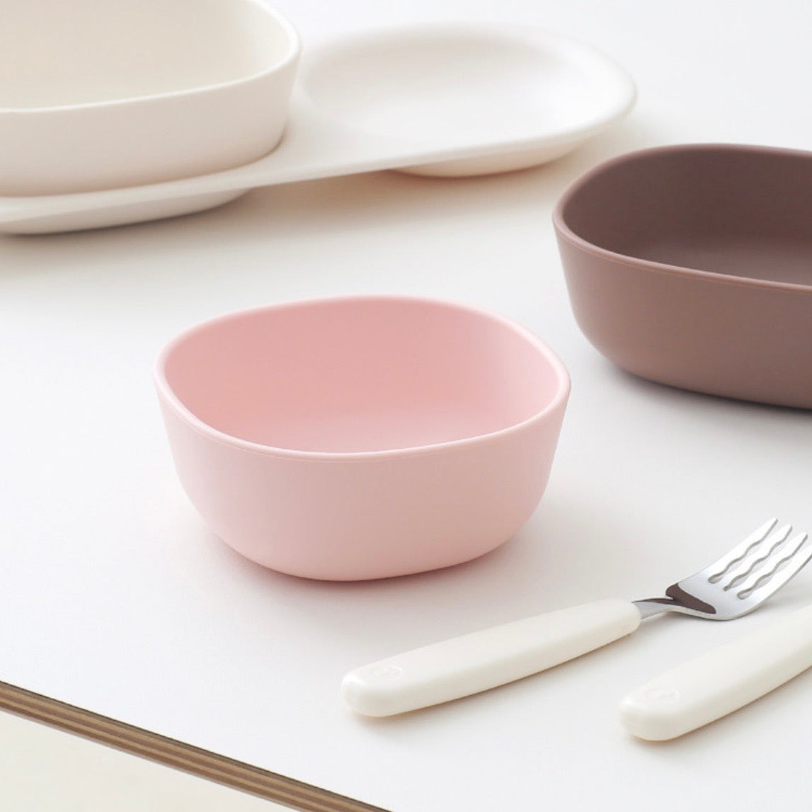 Tackaon Kids Square Rice Bowl