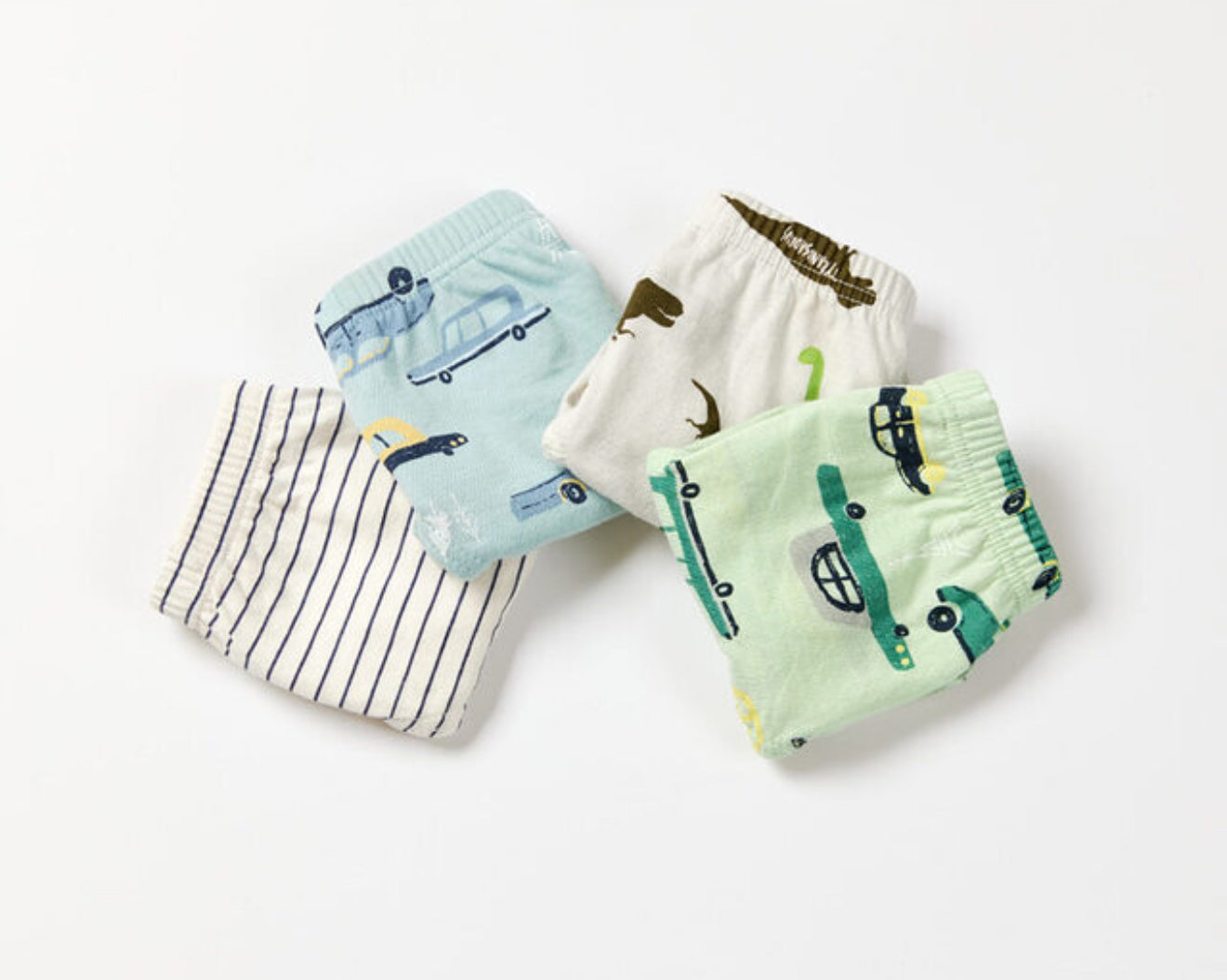 UniFriend Boys' Cotton Underpants - Cars and Dinosaurs