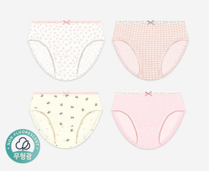 UniFriend Girls' Cotton Underpants - Cherries