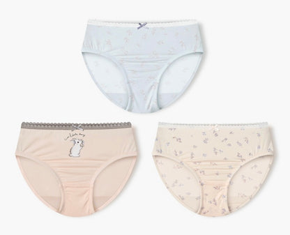 UniFriend Girls' Modal Underpants - Bunnies