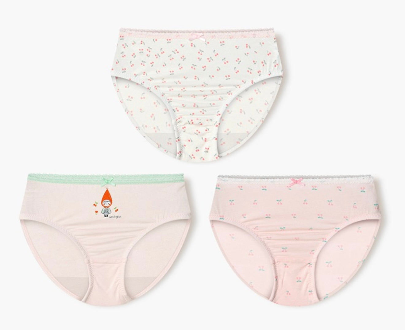UniFriend Girls' Modal Underpants - Cherries