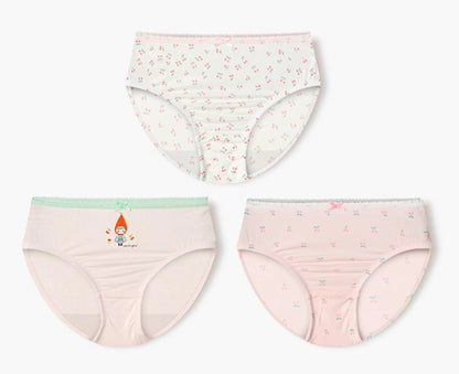 UniFriend Girls' Modal Underpants - Cherries