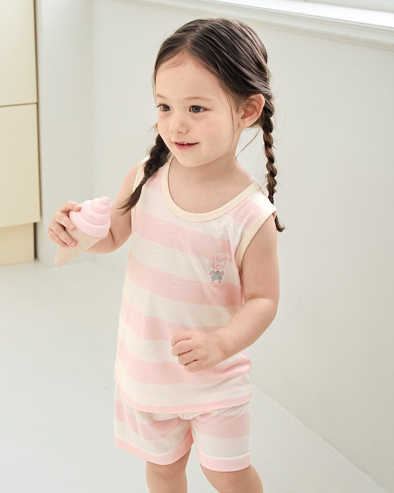 UniFriend Kids Cool Rayon Sleeveless Loungewear Set