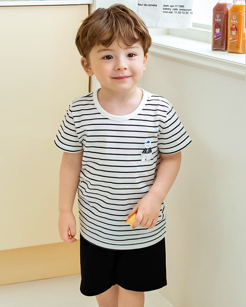 UniFriend Knee-Length Cotton Pajama Set