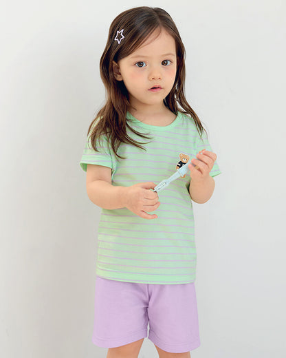 UniFriend Knee-Length Cotton Pajama Set