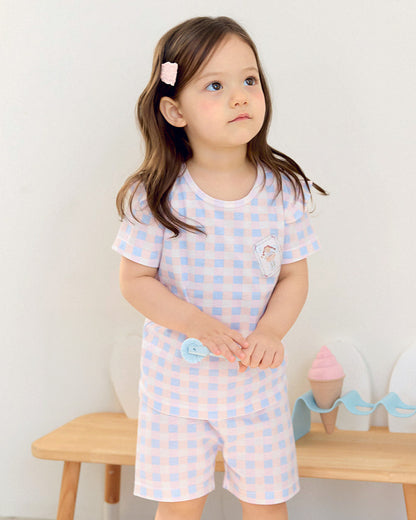 UniFriend Knee-Length Cotton Pajama Set
