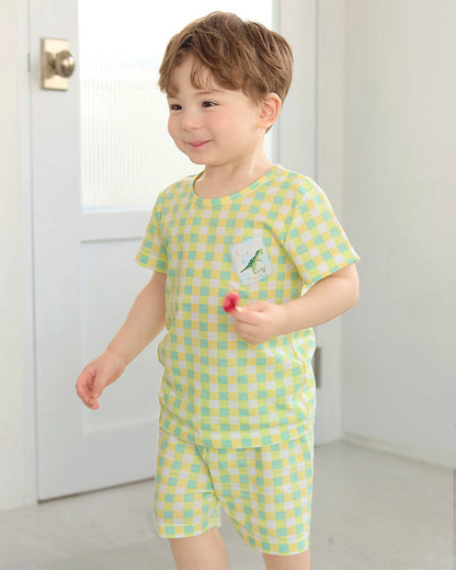 UniFriend Knee-Length Cotton Pajama Set