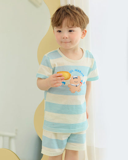 UniFriend Knee-Length Cotton Pajama Set