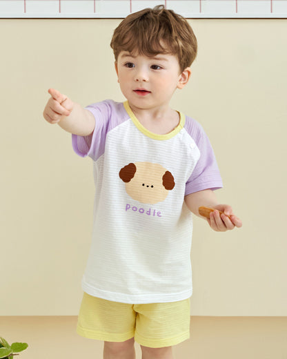 UniFriend Knee-Length Cotton Pajama Set